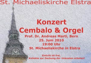 Konzert mit Prof. Dr. Marti /Bern